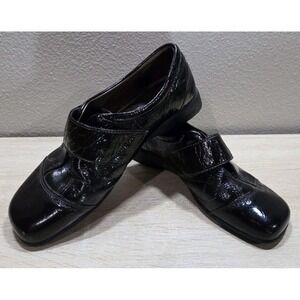 Josef Seibel Dark Red Brown Leather Mary Jane Comfort Shoes EU 39